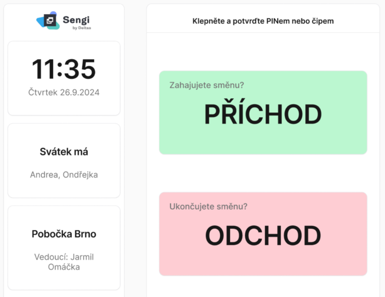 Novinky z vývoje: Vytváříme vlastní systém pro evidenci docházky s terminálem