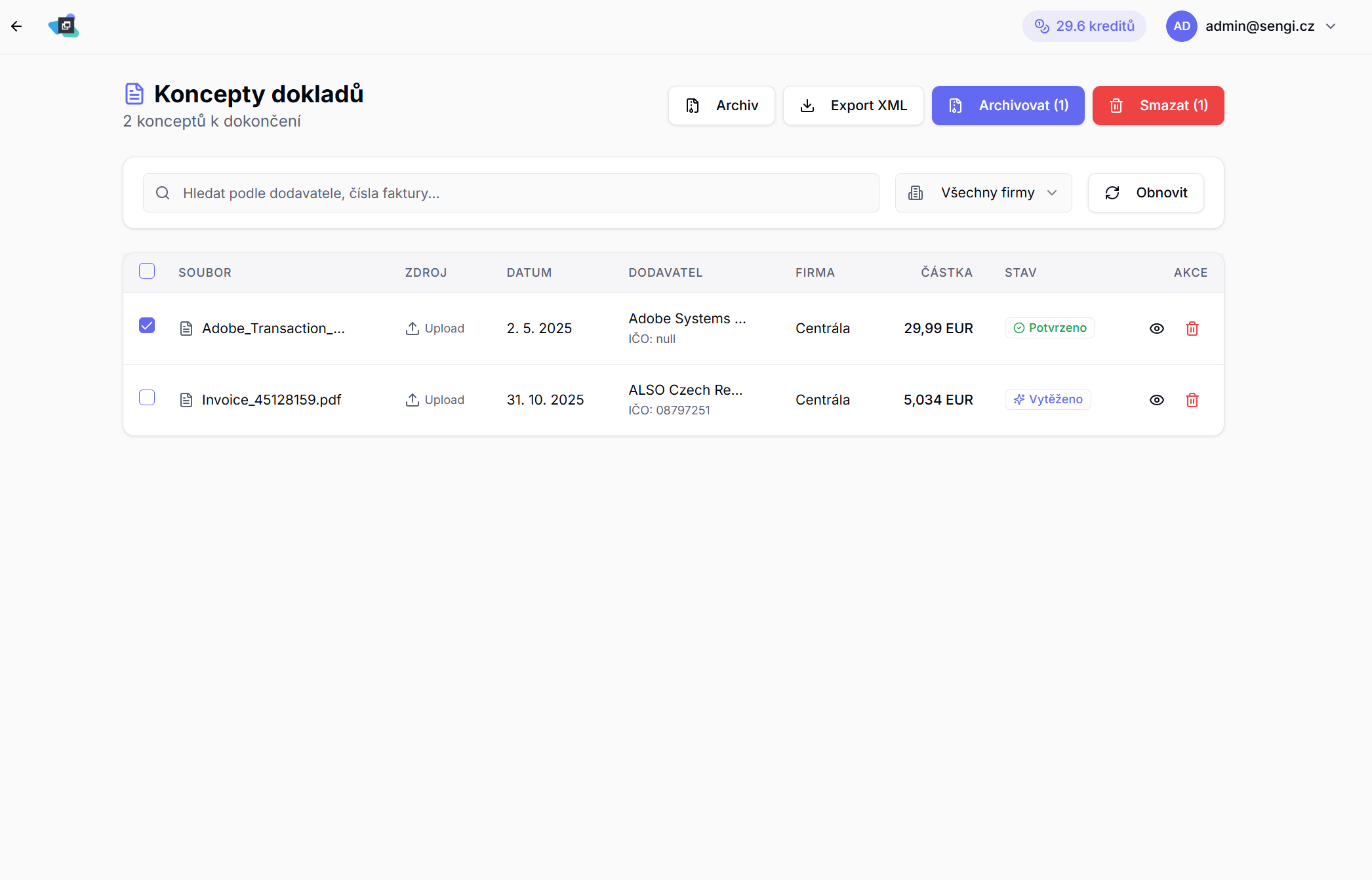 standalone-vytezovani-archiv