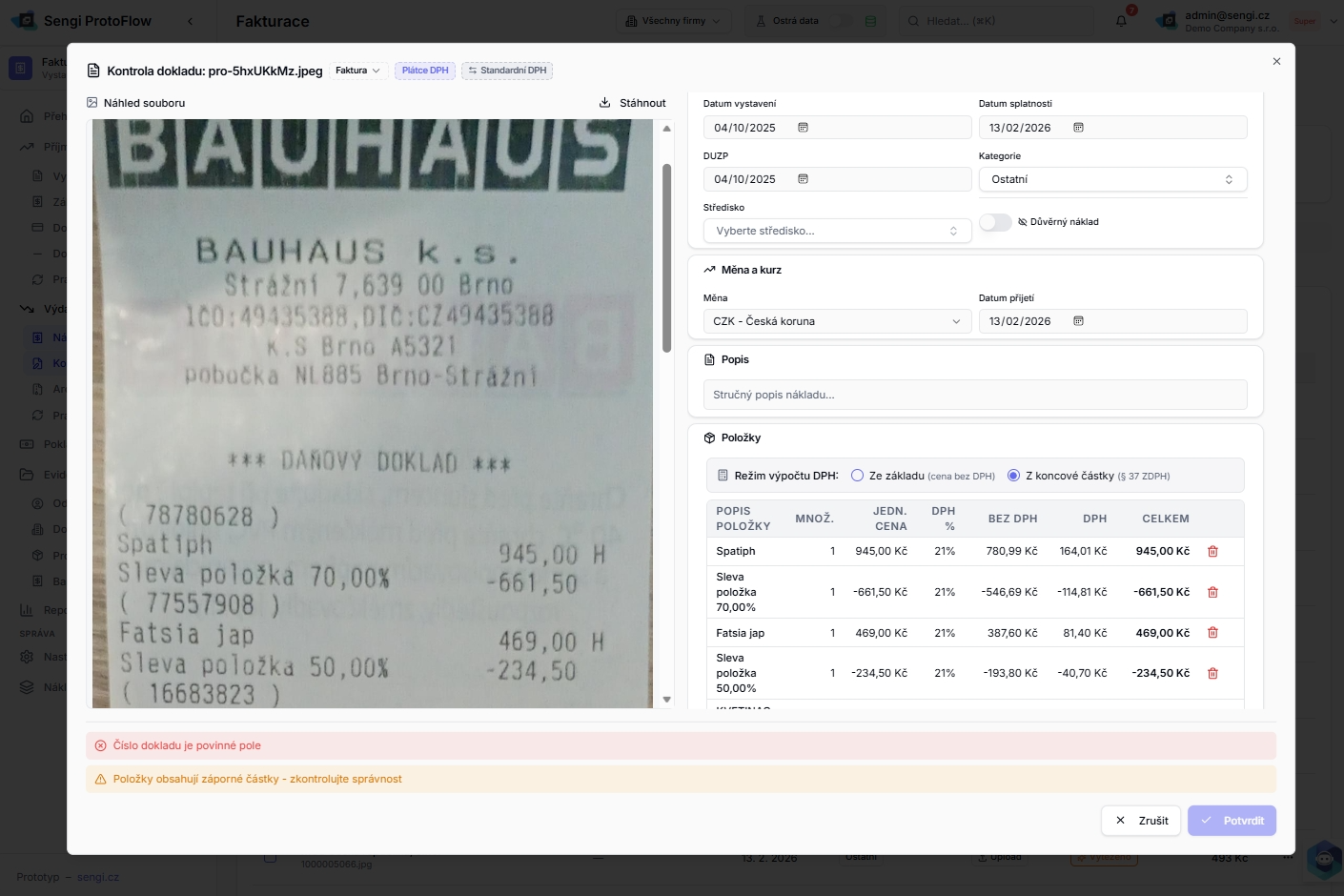 Sengi-Fakturace-detailvytezeni