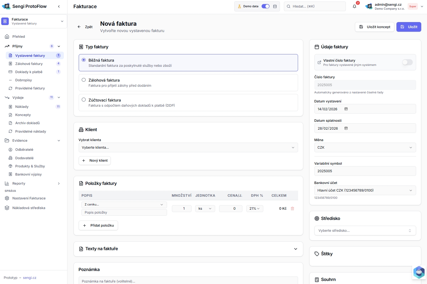 Sengi-Fakturace-novafaktura